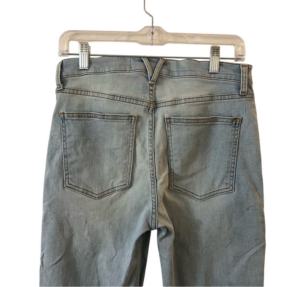 Veronica Beard High Rise Jeans Baby Boot Carolyn Ribbon Stripe‎ Aire 29/8 - Picture 11 of 14